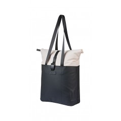 BASIL Shopper bag with hooks, recycled PET / black VIVE SHOPPERMIK 15-20L (29X11X34 CM) 728961