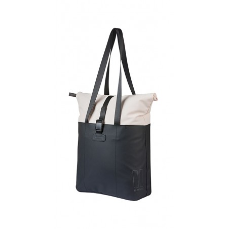 BASIL Shopper bag with hooks, recycled PET / black VIVE SHOPPERMIK 15-20L (29X11X34 CM) 728961