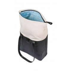 BASIL Shopper bag with hooks, recycled PET / black VIVE SHOPPERMIK 15-20L (29X11X34 CM) 728961