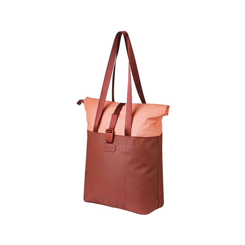 BASIL Bolsa ganchos pet reciclado rojo burdeos/rosa VIVE SHOPPER MIK 15-20L (29X11X34 CM) 728963