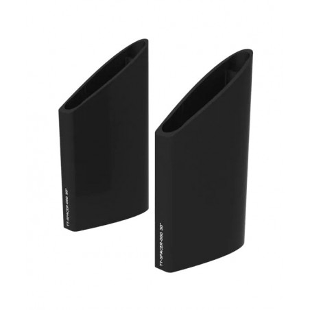 DEDA Juego de espaciadores aluminio para manillares contrarreloj 30º TT 729085VAR