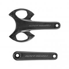 CAMPAGNOLO Carbon finish crankset for double chainring drivetrain SUPER RECORD 2X13V 728007VAR