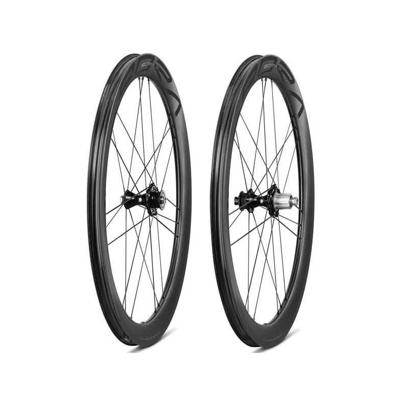 CAMPAGNOLO bicycle wheelset with disc brake BORA X DISCO CENTERLOCK 2WF C27 COPPIA SHIMANO HG11 729179