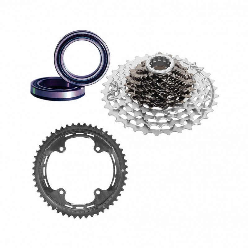 CAMPAGNOLO Transmission component kit with ceramic bearings SUPER RECORD ULTRA 10-33D QCK-TECH 729188VAR