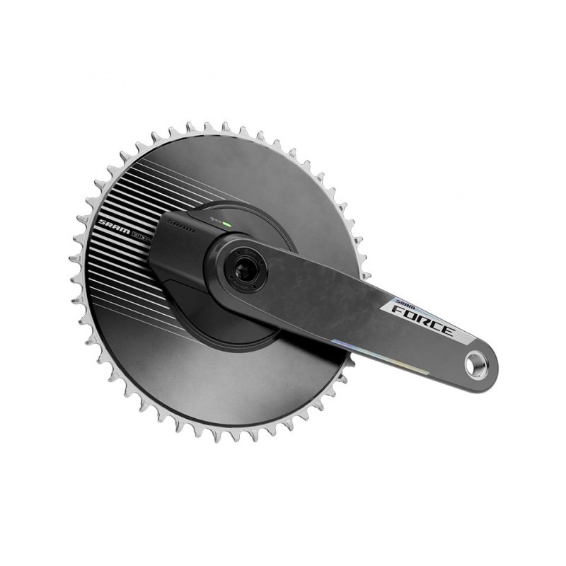 SRAM Juego de bielas con potenciómetro carbono FORCE E1 AERO AXS DUB DIRECT MOUNT 50D 108959VAR
