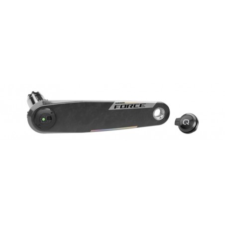SRAM Left crank arm with black aluminum power meter FORCE E1 DUB WIDE 109001VAR