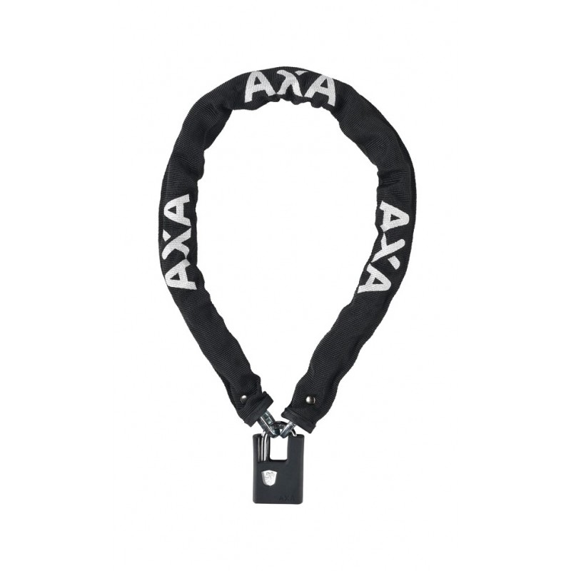 AXA Black chain lock with rubber cover CLINCH 85 CM 6 MM 728582