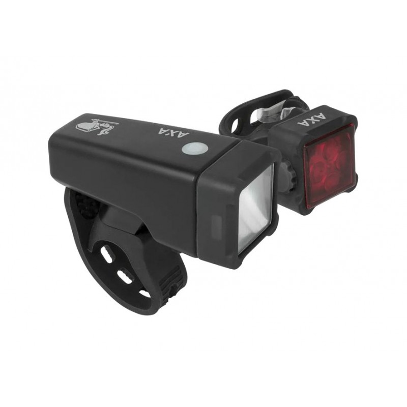 AXA Rechargeable LED light set NITELINE T4-R USB 728600