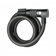 AXA Black combination cable lock RESOLUTE C15 180CM 15 MM 728602