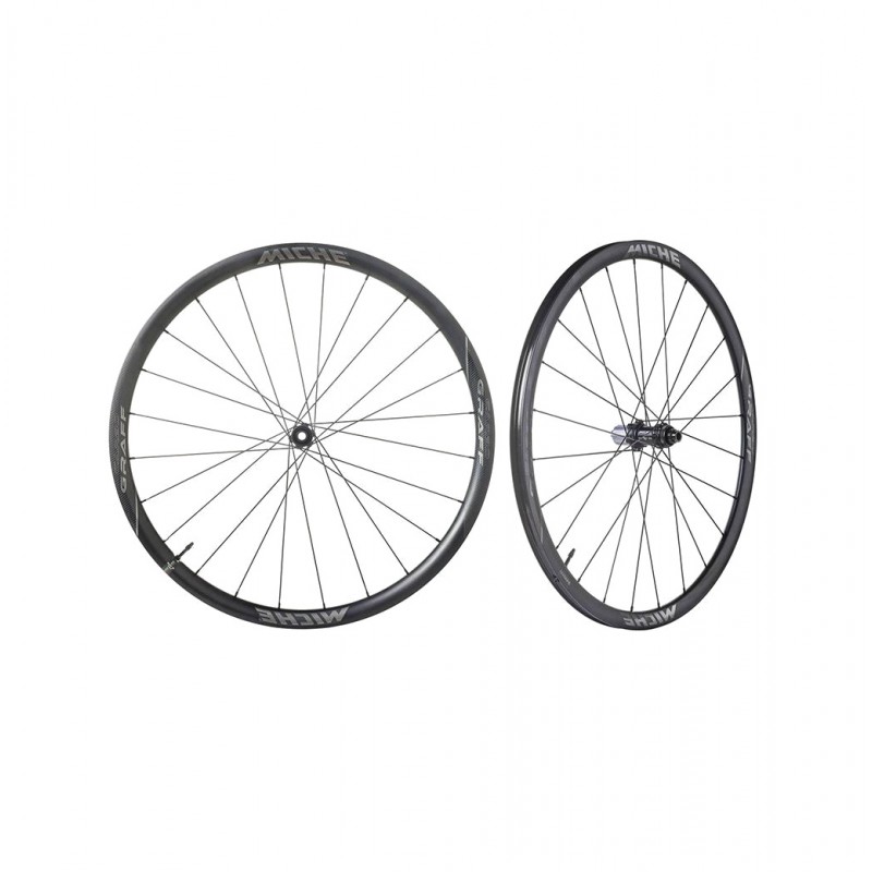 MICHE Aluminum Wheelset GRAFF DISC CENTERLOCK TUBELESS READY SHIMANO HG11 729244