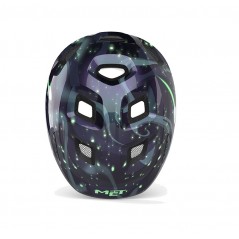 MET Glow in the Dark Bicycle Helmet HOORAY SPACE 727769VAR