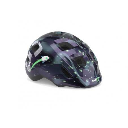 MET Glow in the Dark Bicycle Helmet HOORAY SPACE 727769VAR