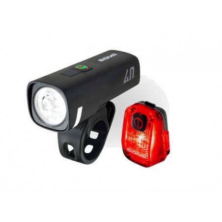 SIGMA Front and Rear Light Set AURA 40 / HIRO 10 728836