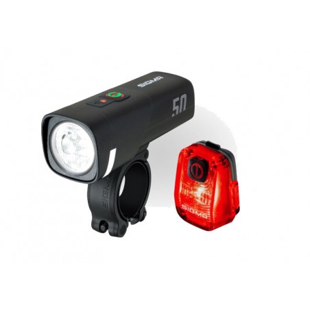 SIGMA Juego de luces delantera y trasera AURA 50 / HIRO 10 728838