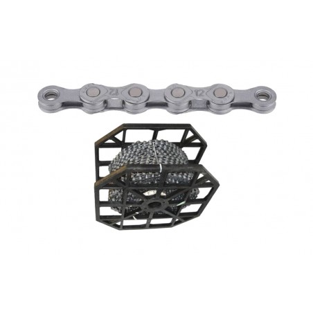KMC Rollo de cadena bicicleta E12 EPT MISSINGLINK 12V (50 METROS/40 CONECTORES) 729166