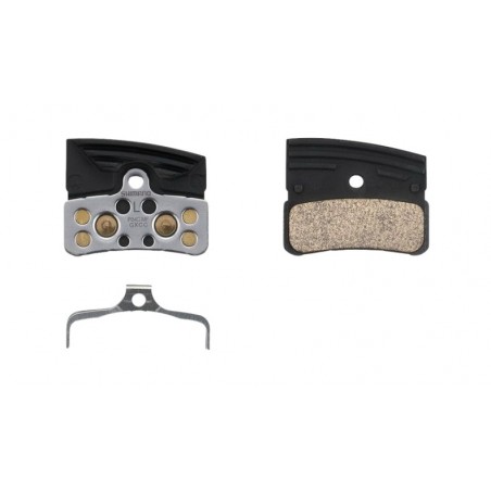 SHIMANO Metallic Brake Pad Set with Cooling Fin for 4-Piston Caliper P04A 728721