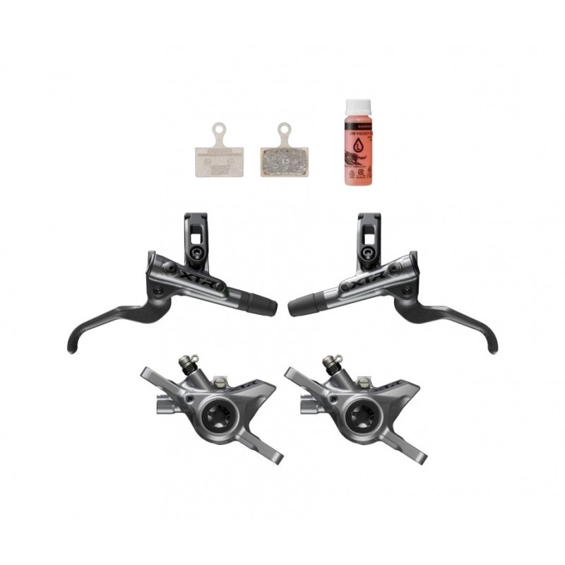 SHIMANO Kit de actualizacion frenos manetas y pinzas con 2 pistones XTR BL9200/ BR9220 728734