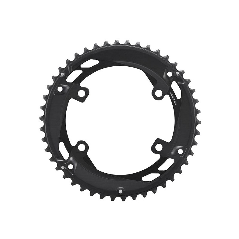 SHIMANO Plato 4 agujeros aluminio CUES FC-U6010-2 110 BCD 2X9-11V 46 D 729286