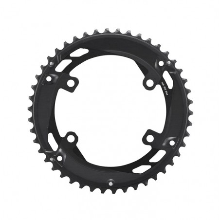 SHIMANO Plato 4 agujeros aluminio CUES FC-U6010-2 110 BCD 2X9-11V 46 D 729286