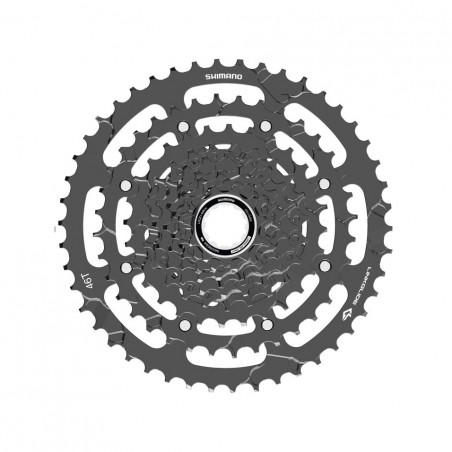 SHIMANO Cassette steel sprockets CS-LG300-9 LINKGLIDE 9V 729303VAR