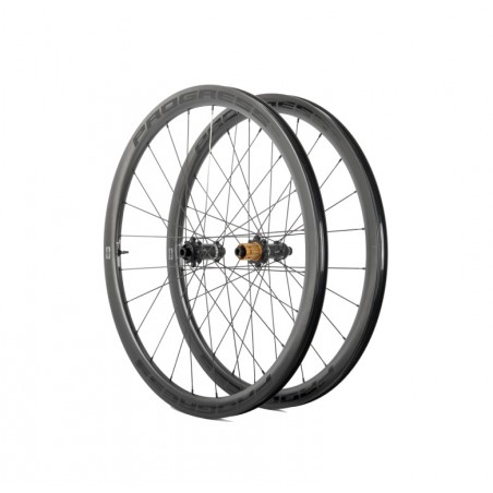 PROGRESS Juego de ruedas para cubierta SET AERO 38 DISC 12X100/12X142 CAMPAGNOLO N3W PGRUAED25CJN3WNG