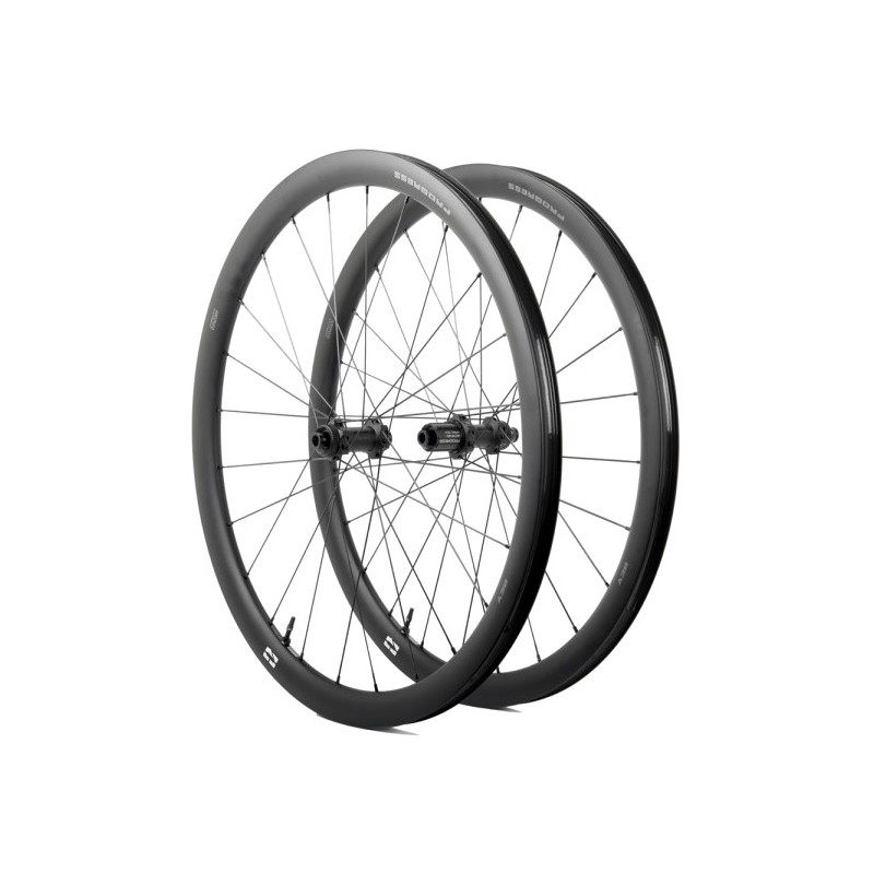 PROGRESS Clincher Front Wheel AIRSPEED A38 DISC 12X100/12X142 SHIMANO PGRUAPD38CJHGGR