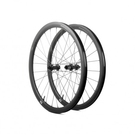 PROGRESS Clincher Front Wheel AIRSPEED A38 DISC 12X100/12X142 SHIMANO PGRUAPD38CJHGGR