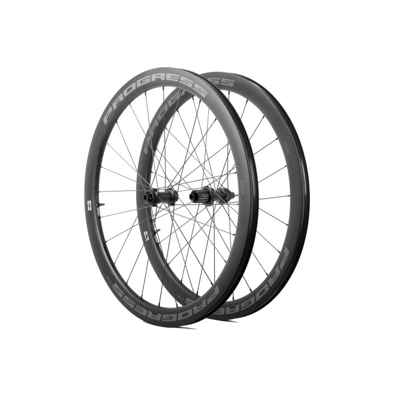 PROGRESS Clincher wheelset SET AIRSPEED A45 DISC 12X100/12X142 2024 PGRUAPD45CJHGGR