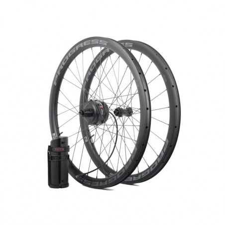 PROGRESS Juego de ruedas gravel SET E-MOTO AIRSPEED 12X100/12X142 SHIMANO PGRUAPDMGJHGGR