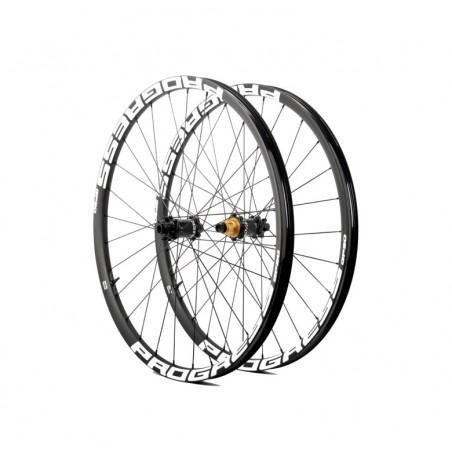 PROGRESS Juego de ruedas SET GP30 29 15X100/12X142 MICROSPLINE PGRUGP30NJMSBL