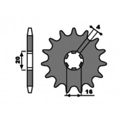 PBR Standard Steel Pinion 560-420 1077745004
