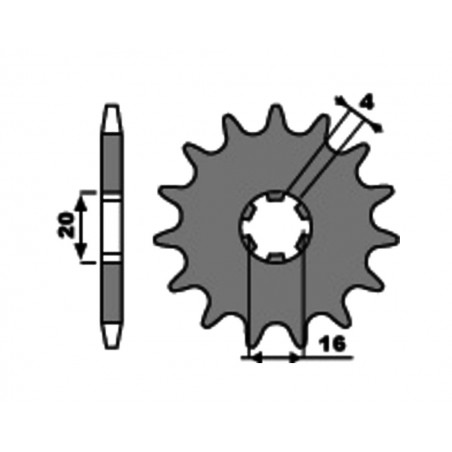 PBR Standard Steel Pinion 560-420 1077745004