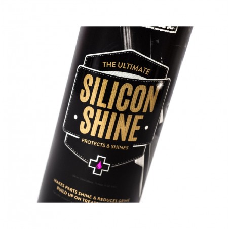 TUDETIC Spray Abrillantador y Protector Silicone Shine de MUC-OFF - Fragancia Cereza 500ml KT-325
