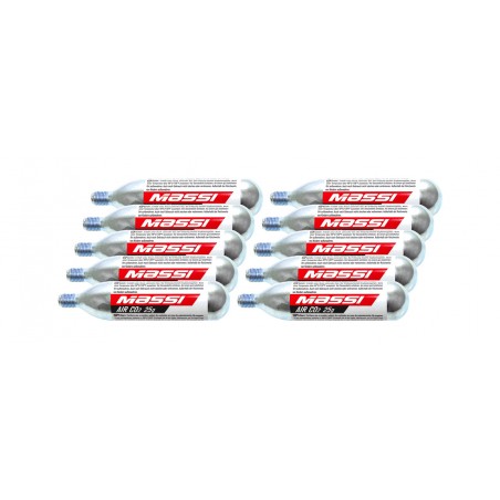 MASSI Inflated Air Cartridge 25GRS (10 U) CO2 64378