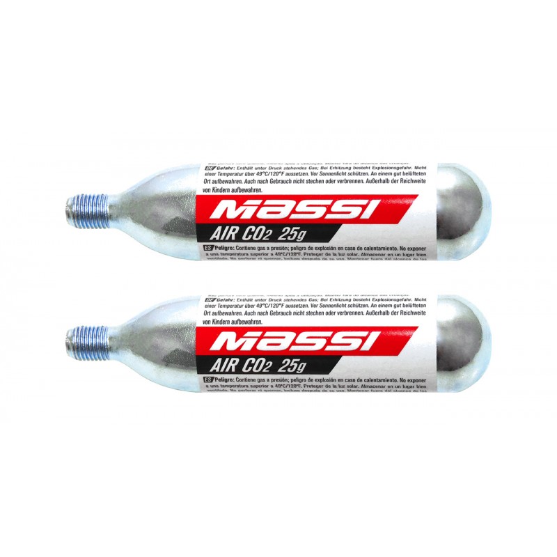 MASSI Inflated air cartridge 25 GRS (2 U) CO2 64495