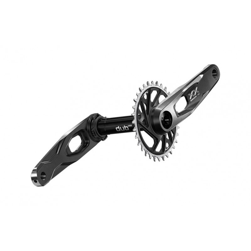 SRAM Juego de bielas con plato aluminio XX DOWNHILL CL56.5 DUB WIDE T-TYPE DIRECT MOUNT 1X7V 150 MM/34D 109161