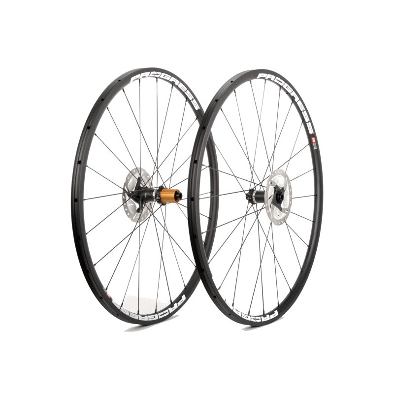 PROGRESS Juego de ruedas disco tubular SET PHANTOM CX 12X100//12X142 CAMPAGNOLO N3W PGRUPHDCXJN3WBL