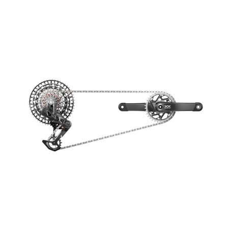 SRAM Electronic groupset with potentiometer XXSL T-TYPE EAGLE TRANSMISSION AXS DUB DM (10-52) 165 MM/34D 109313