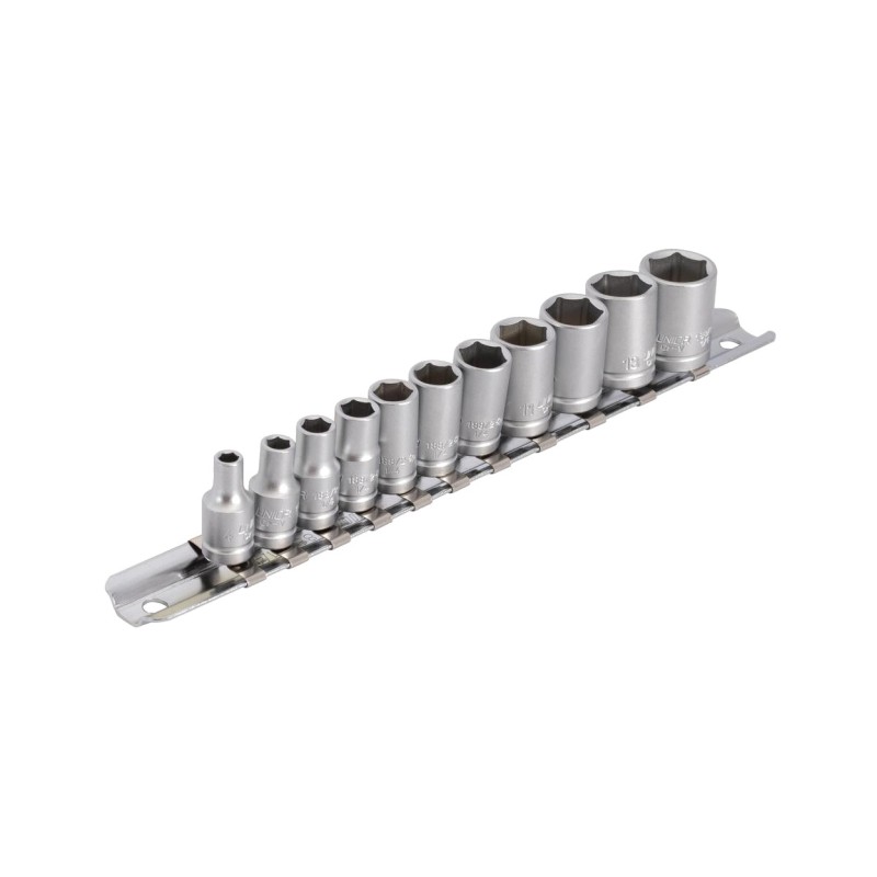 UNIOR 1/4" 4-14 Socket Set UN-04-629699