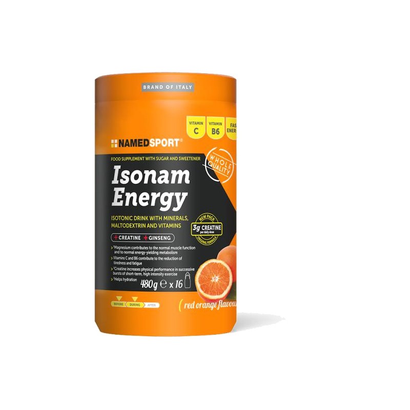 NAMEDSPORT Polvo energético ISONAM ENERGY NM001-SP13-1