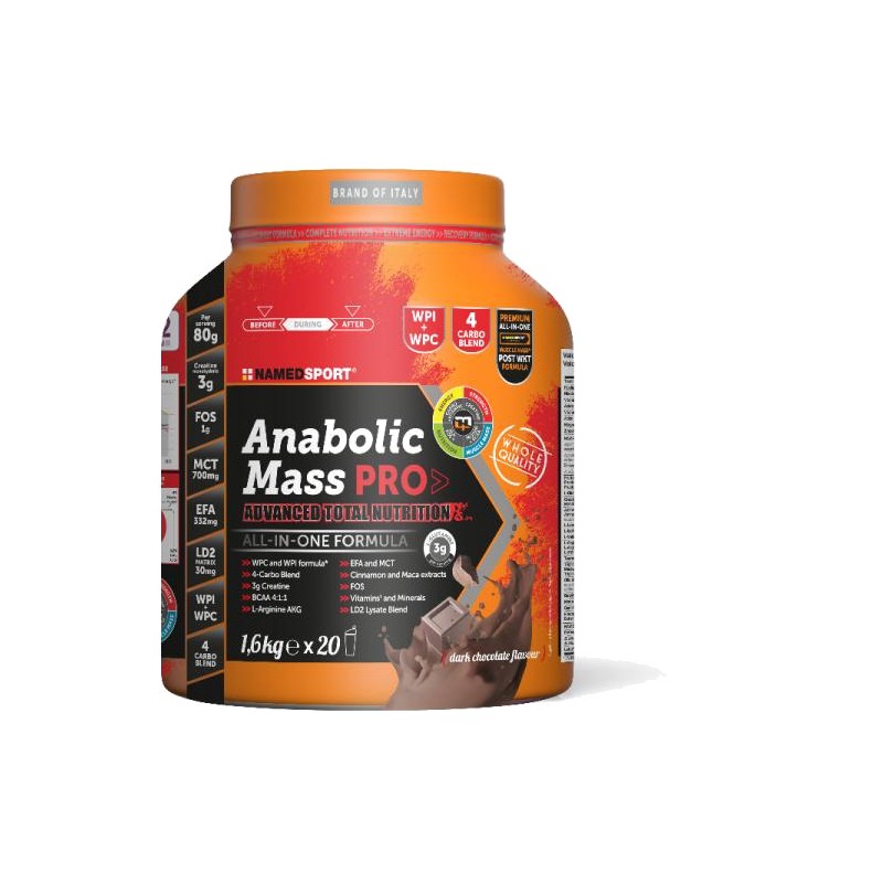 NAMEDSPORT Polvo ANABOLIC MASS PRO NM006-1FO-POW-AMPRO-3