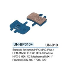 UNEX Pastillas de freno disco UN00BP010DIY