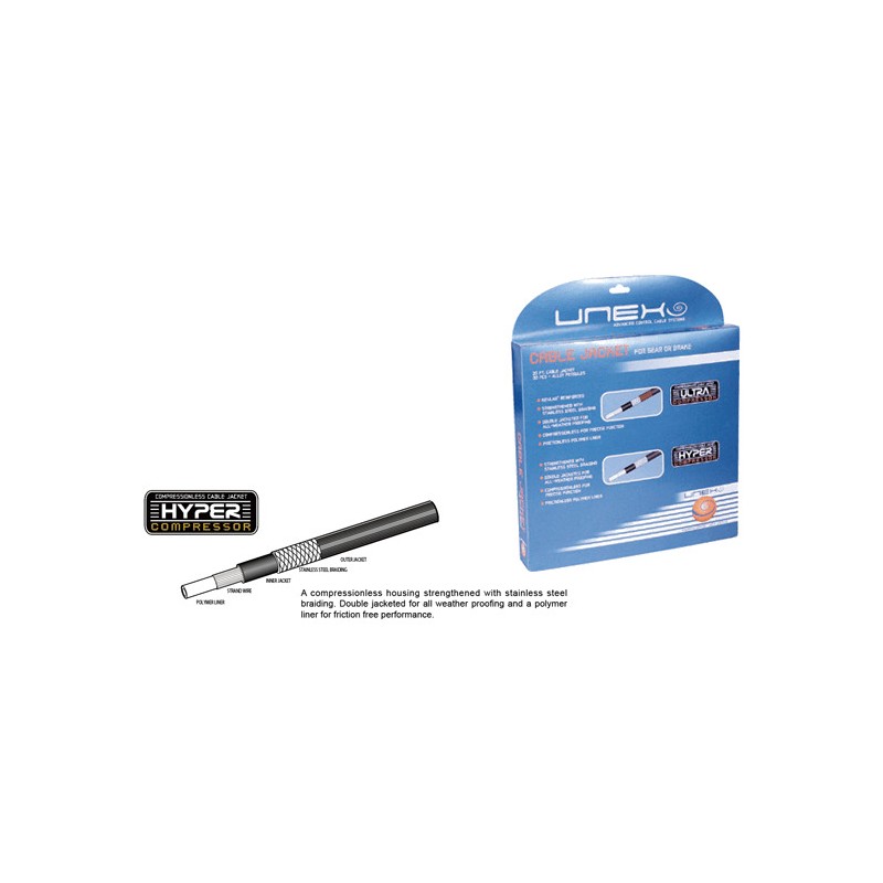 UNEX HYPER JACKETS Shift Cable Housing Box UN00HYPER025F
