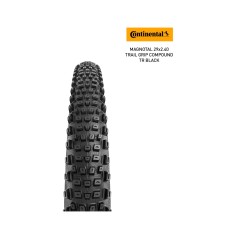 CONTINENTAL MAGNOTAL DOWNHILL SOFT TR Tire 4019238402100