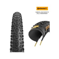 CONTINENTAL Tire cover DUBNITAL TR 29" 29X2.4 RACE CASING TRANSPARENT, RAPID COMPOUND 4019238402605