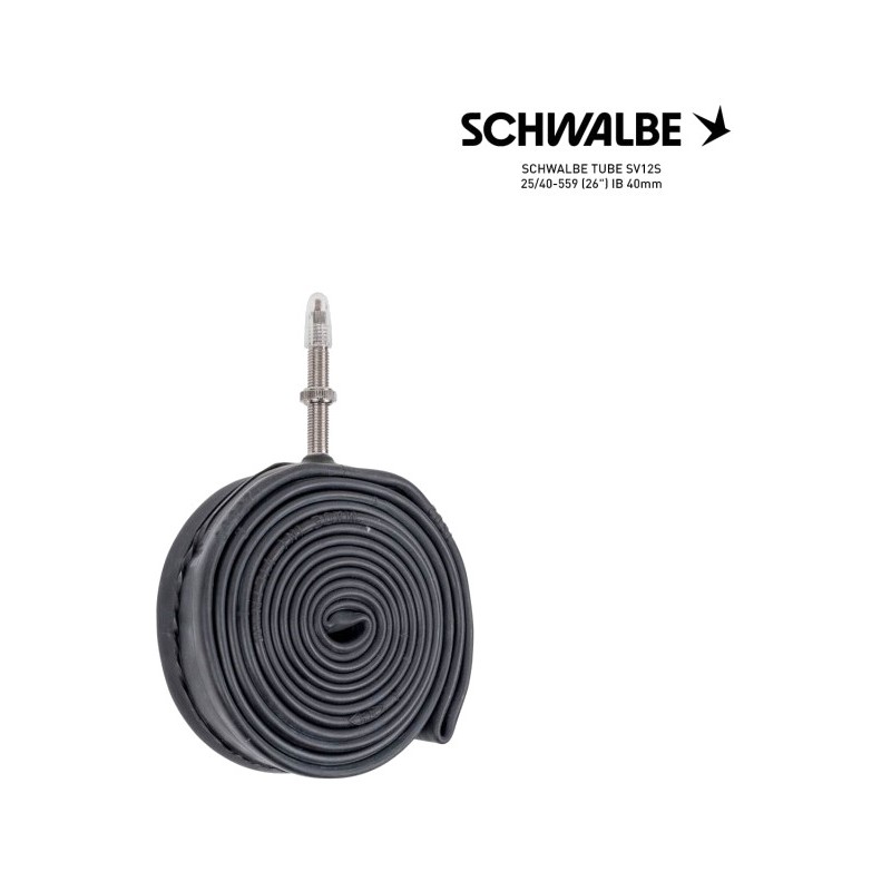 SCHWALBE Cámara de aire SV12S 25/40-559 (26") IB 40MM - 4026495931427