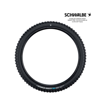 SCHWALBE Tire cover SHREDDA FRONT GRAVITY PRO TLR 29" 29X2.50 B/B-SK ULTRA SOFT RADIAL 4026495970624