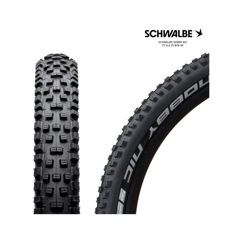 SCHWALBE NOBBY NIC 27.5X2.25 B/B-SK Tire 4026495973120