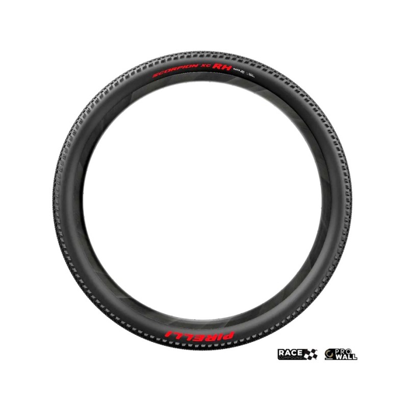 PIRELLI Tire cover SCORPION RACE XC RH 29 X 2.4 PROWALL RED
