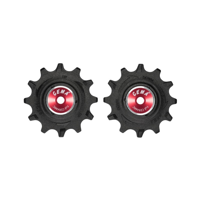 CEMA Roldanas de plástico-cerámico SRAM XX1/XO1 12-12T CE06-SRC-JW-PR02-CF